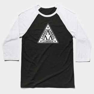 Revenge Of The Nerds Baseball T-Shirt - Lambda, Lambda, Lambda - vintage Revenge of The Nerds logo by BodinStreet